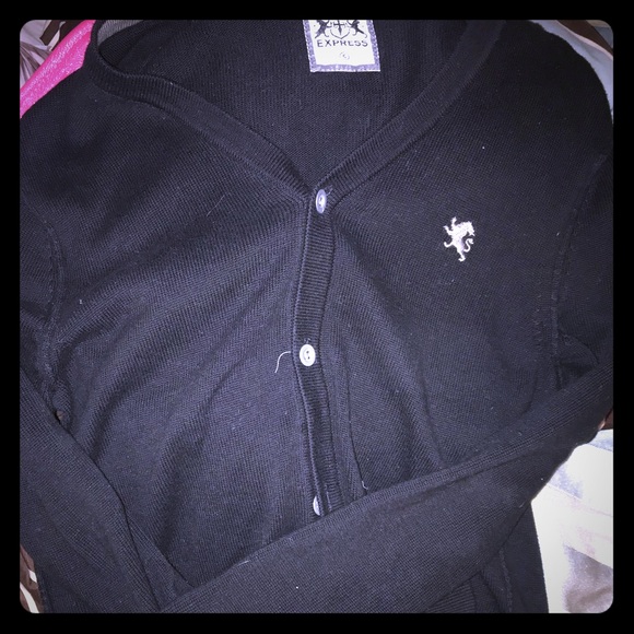 Express Other - Black express cardigan